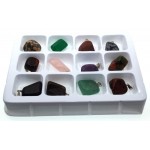 Box of 12 Assorted Gemstone Pendants